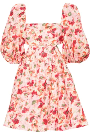 ZIMMERMANN Robe courte Lightburst à fleurs