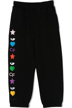 Chiara Ferragni Pantalon à logo brodé