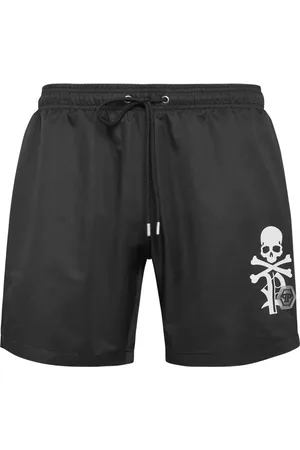 Philipp Plein Short de bain à logo imprimé