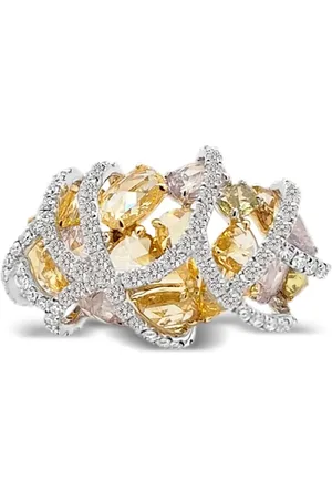 HYT Jewelry Bague en 18ct pavée de diamants