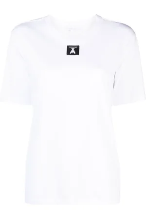 Patrizia Pepe T-shirt en coton à patch logo