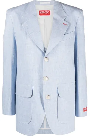 Kenzo Blazer en lin à patch logo