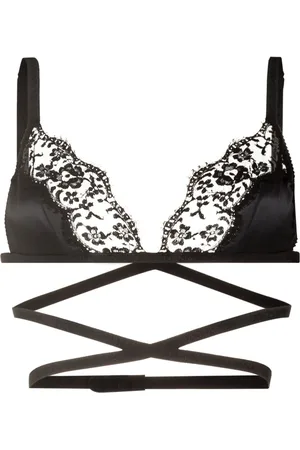 Dolce & Gabbana Soutien-gorge satiné à détails en dentelle