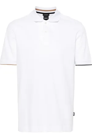 HUGO BOSS Polo en coton à manches courtes