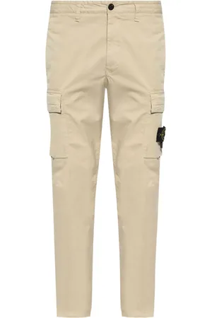 Stone Island Pantalon slim à taille basse
