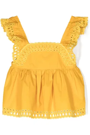 Stella McCartney Blouse à broderie anglaise