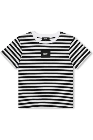 DKNY T-shirt en coton à rayures