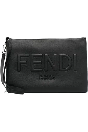 Fendi Pochette à logo embossé