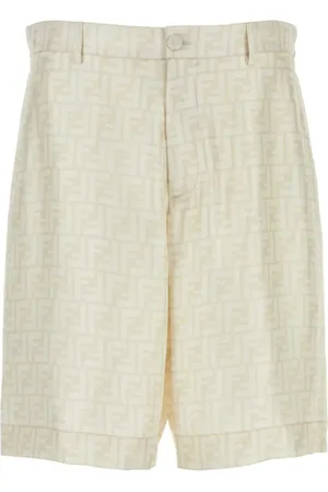 Fendi Short en soie à motif FF