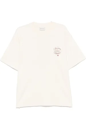 Drôle de Monsieur T-shirt Slogan Vignes