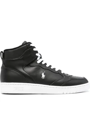 Ralph Lauren Baskets montantes à logo brodé