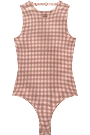 Courrèges Body Buckle à carreaux