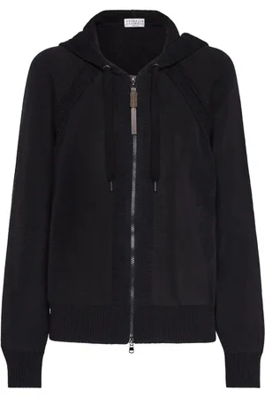 Brunello Cucinelli Cardigan zippé à capuche
