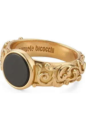 EMANUELE BICOCCHI Chevalière à design gravé
