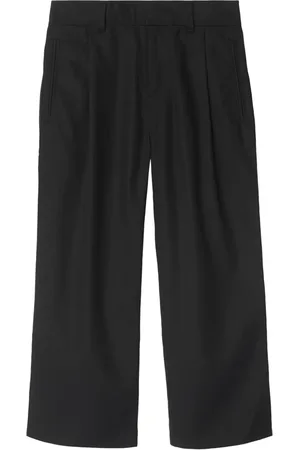 Burberry Pantalon droit en coton mélangé