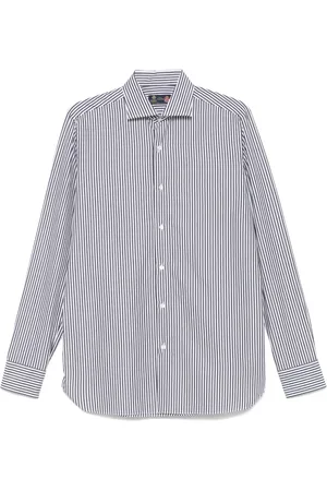 LUIGI BORRELLI NAPOLI Chemise à fines rayures