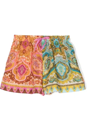 ZIMMERMANN Short en coton à imprimé cachemire