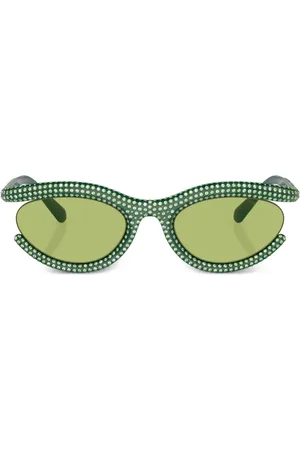 Swarovski Lunettes de soleil à monture ovale