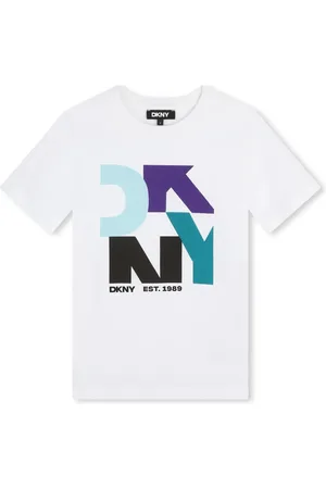 DKNY T-shirt en coton à logo imprimé