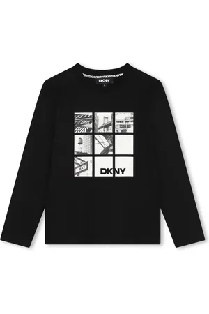 DKNY T-shirt en coton à logo imprimé