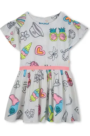 Billieblush Robe à imprimé graphique