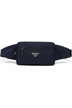 Prada Sac banane à plaque logo