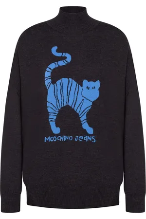Moschino Pull à motif en intarsia