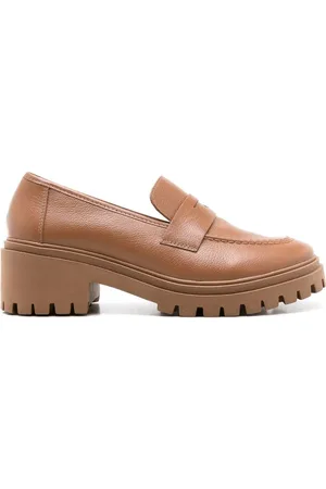 Blue Bird Mocassins en cuir à petit talon