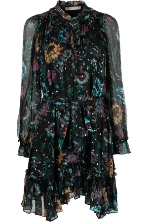 ULLA JOHNSON Robe Anais à fleurs
