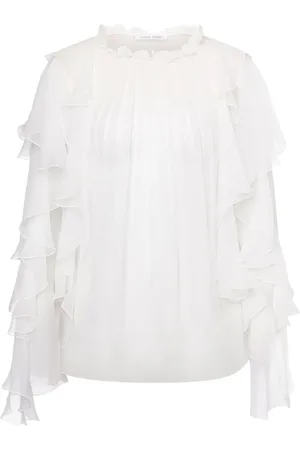 Alberta Ferretti Blouse à volants