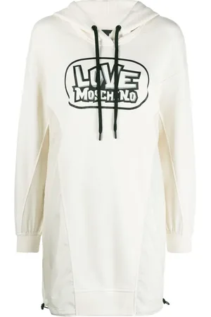 Moschino Robe à logo imprimé