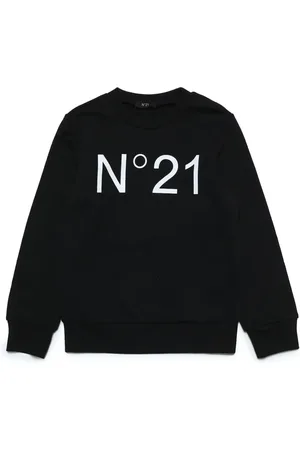 Nº21 Sweat en coton à logo imprimé