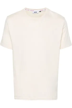 GCDS T-shirt en coton à logo brodé