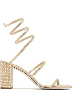 RENE CAOVILLA Sandales Cleo 80 mm à ornements en cristal