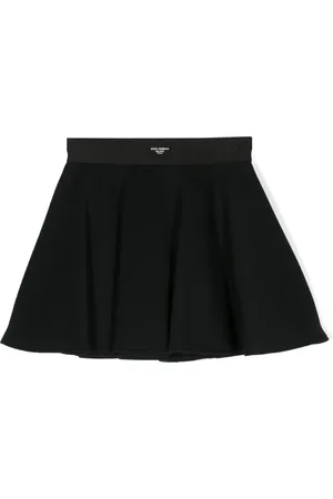Dolce & Gabbana Minijupe évasée à logo appliqué