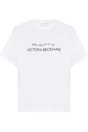 Victoria Beckham T-shirt Who The F** Is