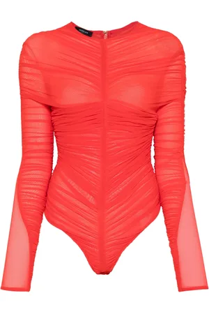 MUGLER Body à design froncé