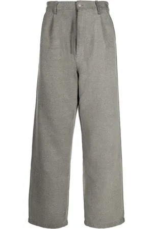 Izzue Pantalon droit à plis marqués