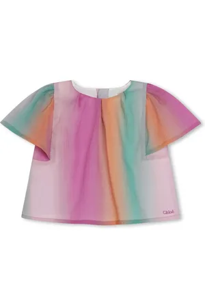Chloé Blouse en coton à effet dégradé