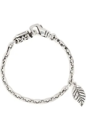 EMANUELE BICOCCHI Bracelet en chaîne à détail de feuille
