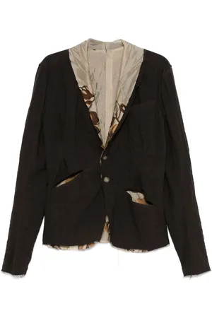 CHIAHUNG SU Blazer à bord contrastant