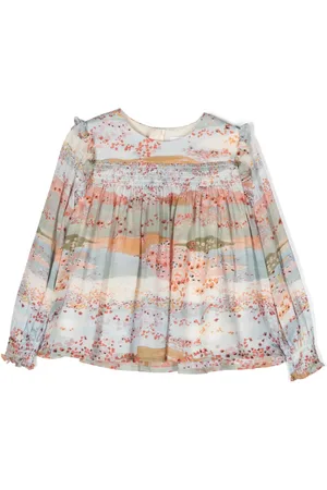 Chloé Blouse Ceremony à imprimé graphique