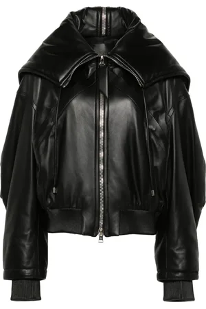 The Attico Veste bomber matelassée en cuir