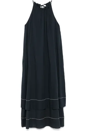 PESERICO SIGN Robe en coton à coupe mi-longue