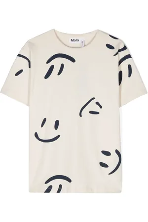Molo T-shirt Riley à imprimé Smiley
