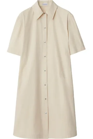Burberry Robe-chemise à manches courtes