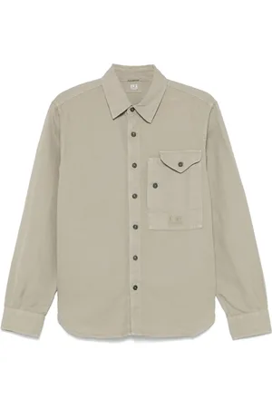 C.P. Company Chemise à logo brodé