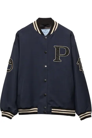 Prada Veste bomber à patch logo