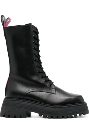 3Juin Bottes en cuir à lacets