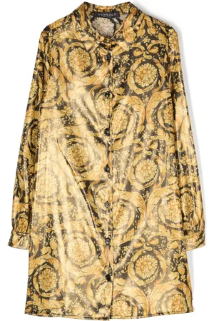 VERSACE Robe-chemise à imprimé Barocco